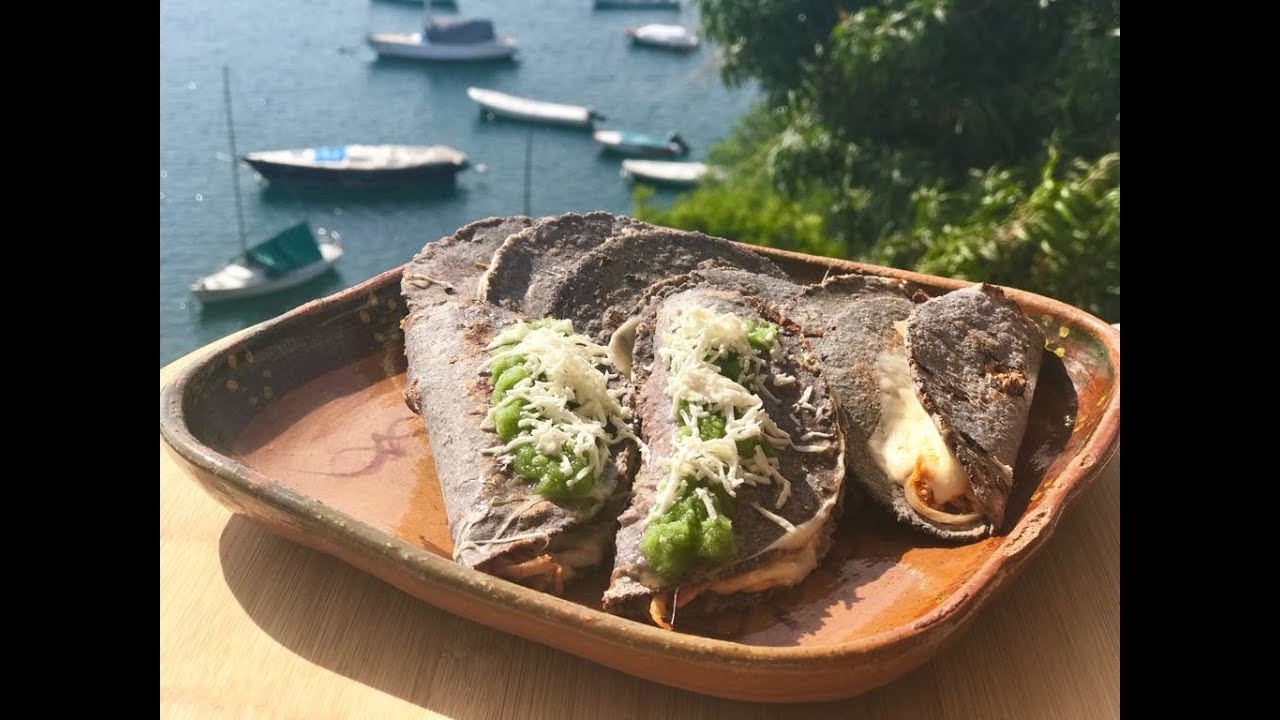QUESADILLAS DE MAÍZ AZUL DE ETIQUETA YouTube