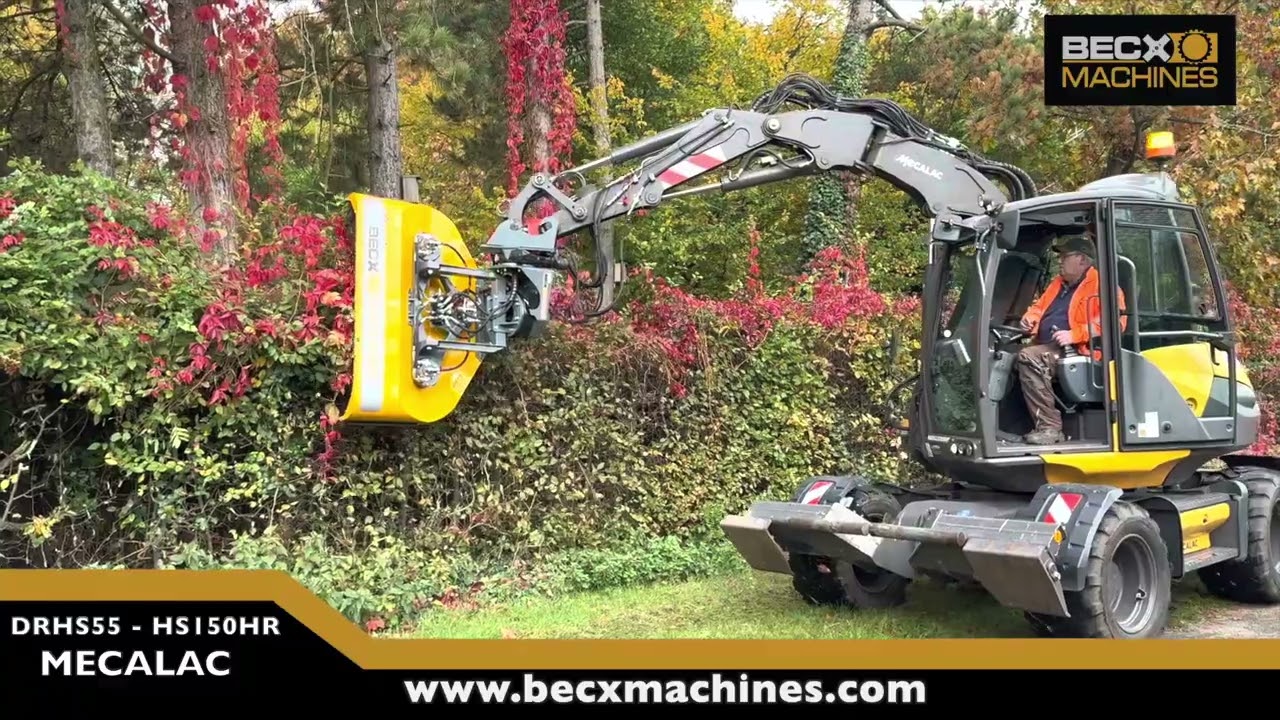 Becx Machines DRHS55 with HS150HR on Mecalac