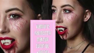 Vampire makeup tutorial & costume! Halloween 2017