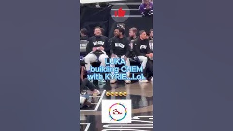 LUKA BUILDING CHEMISTRY with KYRIE during ALL STAR weekend