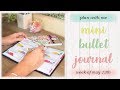 Plan With Me - Mini Bullet Journal week of May 13