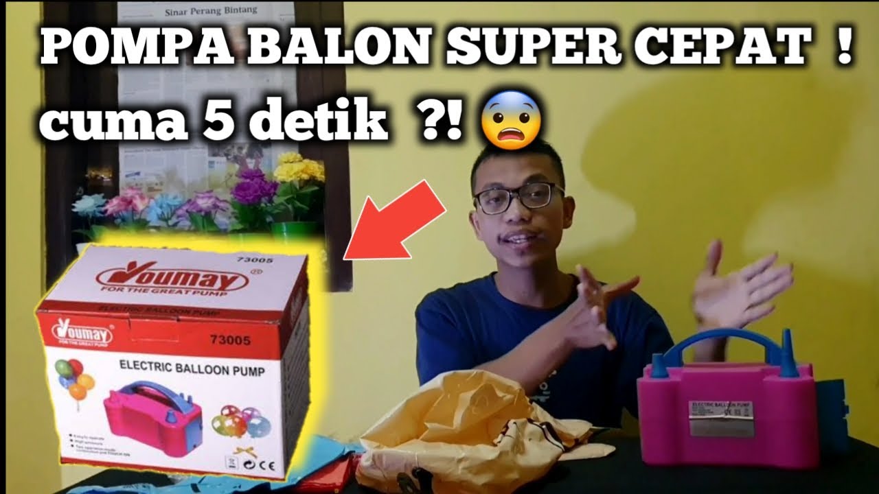Review pompa balon elektrik super kencang | kompressor mini - Aziz IT