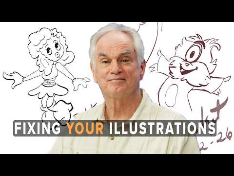 Disney Animator Fixes YOUR Illustrations!
