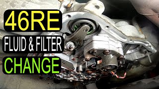 How To Change Transmission Fluid &amp; Filter in 2nd Gen Dodge Ram 46RE w/ Band Adjusment &amp; Torque Specs