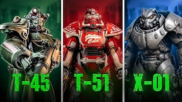 EVERY SINGLE Fallout Power Armor Type Explained!