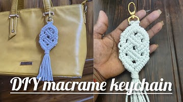 DIY Macrame Celtic Keychain Tutorial | Easy for beginners | Boho style #diy #macramekeychain 