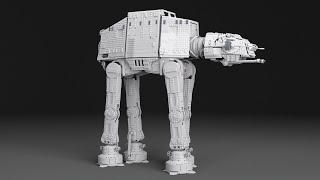 #shorts #satisfying Lego star wars AT-AT  speed build transformer #animation