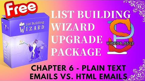 Chapter 6 - Plain Text Emails vs. HTML Emails