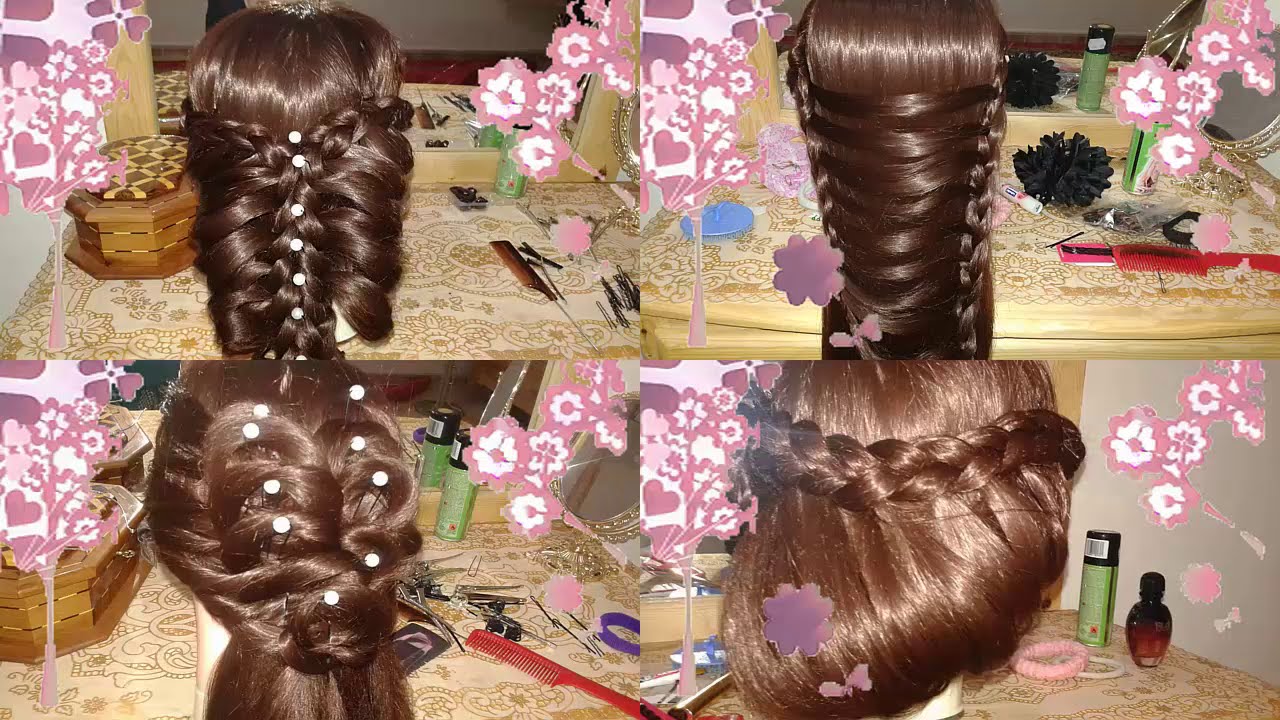 peinados faciles bonitos y rapidos con trenzas para niña con cabello largo 2015