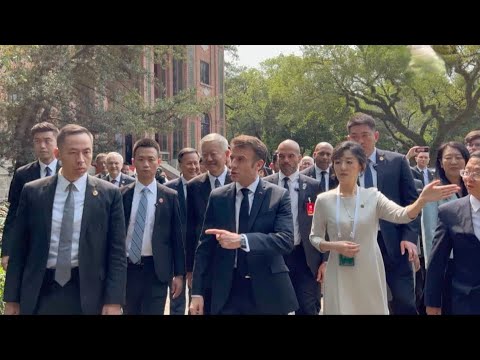 Vlog: a day with french president at sun yat-sen university