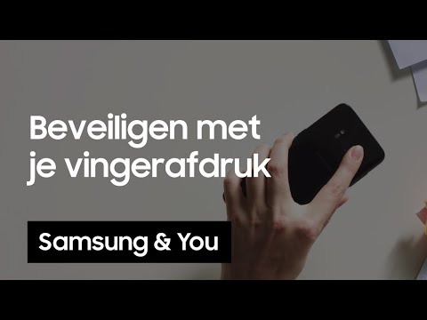 Hoe stel je de Samsung Vingerafdrukscan in?