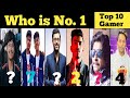 Who is No.1Gamer in India| Top 10 Gaming YouTuber in India | Techno Gamerz| Desi Gamer |Total Gaming