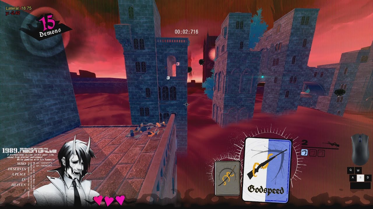 Neon White - Forgotten City in 22.993 - Rank 1 WORLD RECORD!