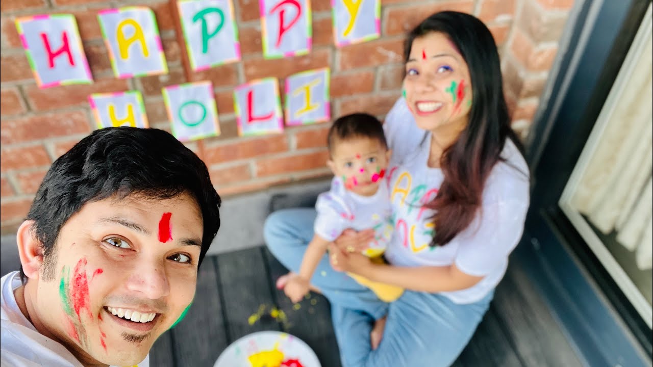 Happy Holi | Kiana's First Holi | Priya's DIY for Holi Photoshoot | UK wali Holi