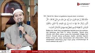 LIVE Melampaui Batas | Hadits No.591- Ustadz Abdullah Zaen, Lc. M.A.