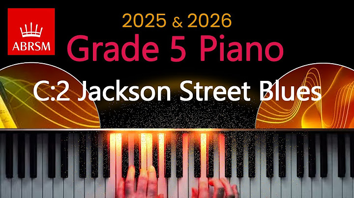 ABRSM 2025 & 2026 - Grade 5 Piano Exam - C:2 ~ Jackson Street Blues ~ Martha Mier