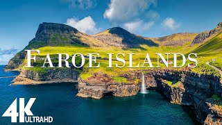 FLYING OVER FAROE ISLANDS (4K UHD) - Relaxing Music Along With Beautiful Nature Videos - 4K Video HD