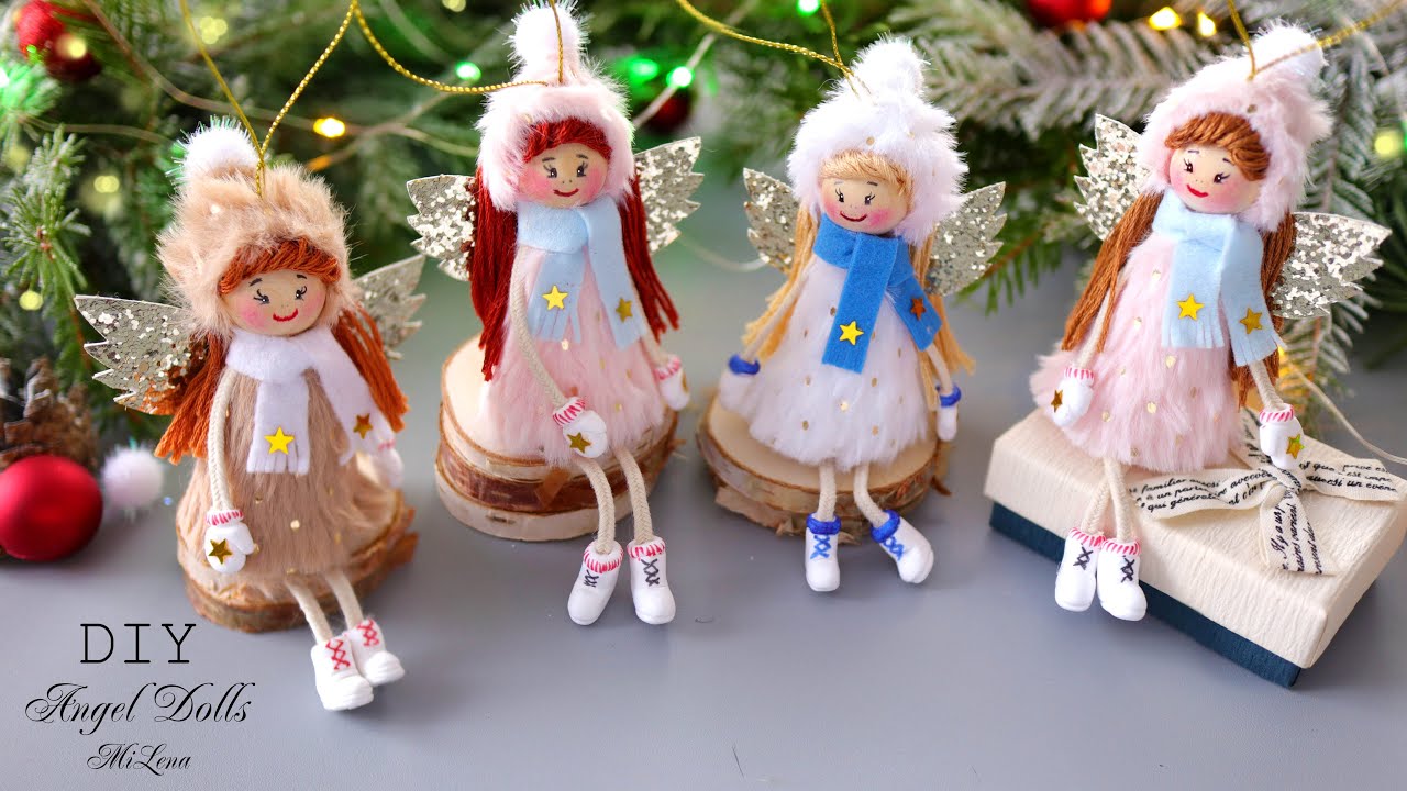 👼 КУКОЛКА АНГЕЛ 👸❤️👸 Christmas Angel Doll 👼