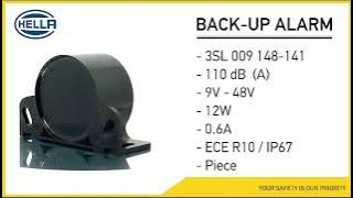 Tes Suara Klakson Mundur Mobil Truk Hella Back Up Alarm