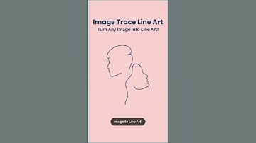 Image Trace Line Art in Illustrator #illustratortips #illustratortutorial