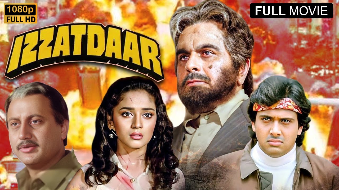 Izzatdaar (1990) Full Movie HD | Dilip Kumar, Govinda, Madhuri Dixit | Bollywood Action Drama