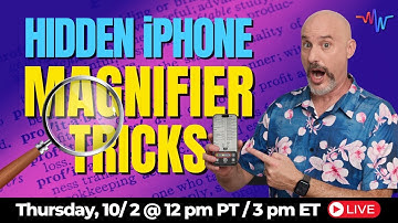 📱Master the iPhone Magnifier: No More Squinting 🔍 👀
