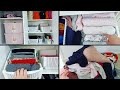 تنظيم وترتيب الخزانة 👙🧺👗 الأحذية👠 الحقائب👜 افكار رائعه بالبلاستيك🧣🛋️ideas for organization