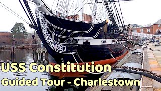 🛳️🎤 Tour Guide Explain - USS Constitution - Charlestown, Boston, MA