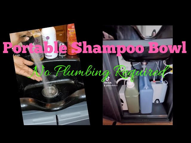 Portable Shampoo Bowl No Plumbing