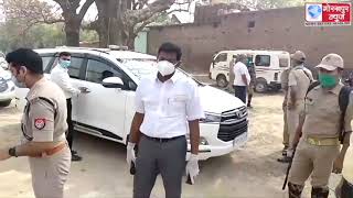 जल म पचयत चनव क सकशल समपनन करन क लए डएम और एसएसप न कय सवदनशल बथ क