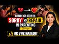 “Nenu sorry cheppanu  kada… enough.” But child emotional pain ki…just apology saripodu.