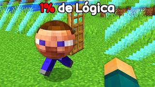 Minecraft com 1% de Lógica (engraçado)