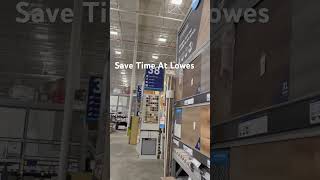 Save Time At Lowes . Type in the search bar what your looking for it will you the location in store