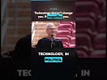 Tim Cook: "Technology Doesn't Change You, It Magnifies You" #Shorts