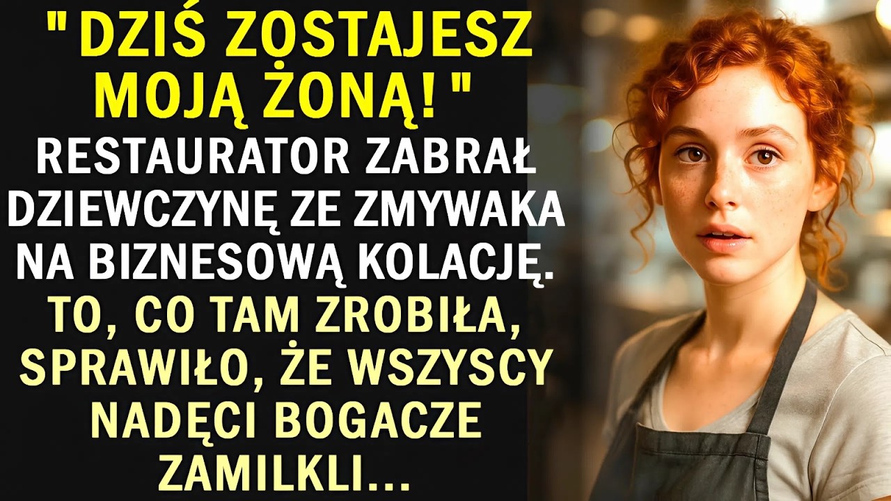 Restaurator zabrał zmywaczkę jako fałszywą żonę na negocjacje, nie wiedząc, że uratuje umowę
