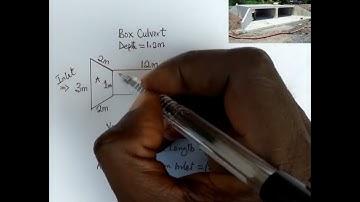 How to calculate volume of excavation for box culvert