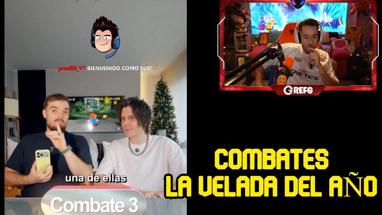 TheGrefg Rubius REACCIONA a LOS COMBATES de la VELADA DEL AÑO