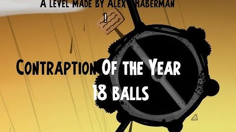 Contraption of the Year - 18 balls
