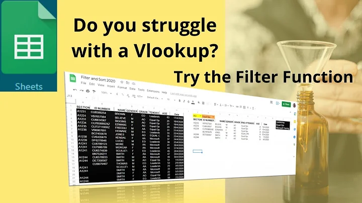 Advanced Filtering in Google Sheets.  Advaced fiters, Filter Function