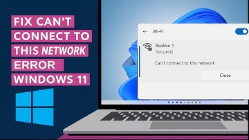 Fix “Can’t Connect to This Network” Error on Windows 11 – Step-by-Step Guide 2025