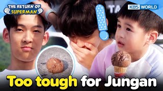 His ice cream rolled off!!!🍦🍦 [The Return of Superman : Ep.481-2] | KBS WORLD TV 230611