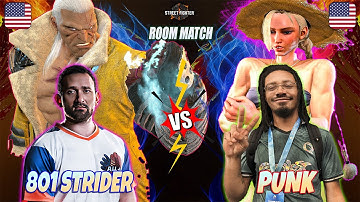 SF6 | 801 STRIDER (M.Bison) vs PUNK (CAMMY) 👉 High-Level Street Fighter 6 Gameplay