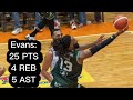 Tyreke evans  25 pts 4 reb 5 ast vs atleticos 24323 full highlights