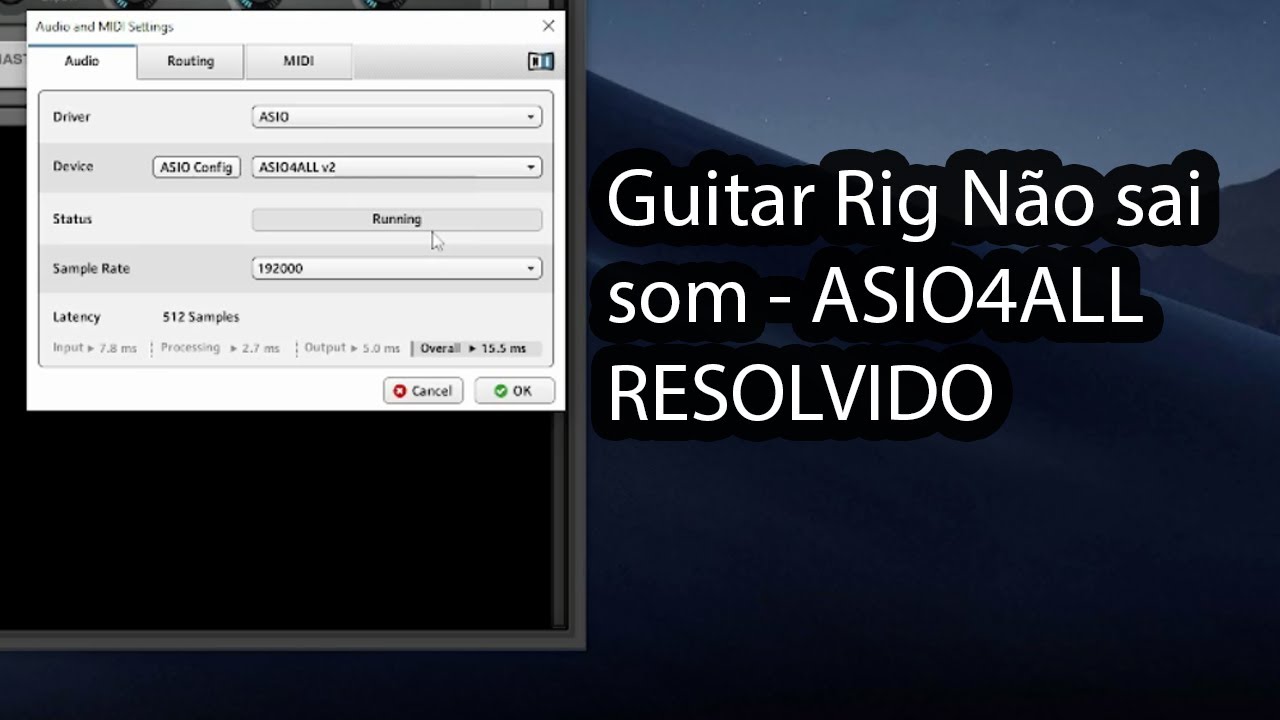 Asio4all não sai som Como resolvi Guitar Rig Fl Studio guitarra