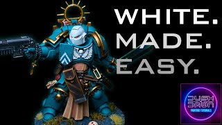 How to Paint Simple Clean White for Miniatures. Step-by-Step Guide
