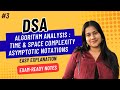 Part 3: Algorithm &amp; Algorithm Analysis | Time and Space Complexity + Asymptotic Notations | DSA