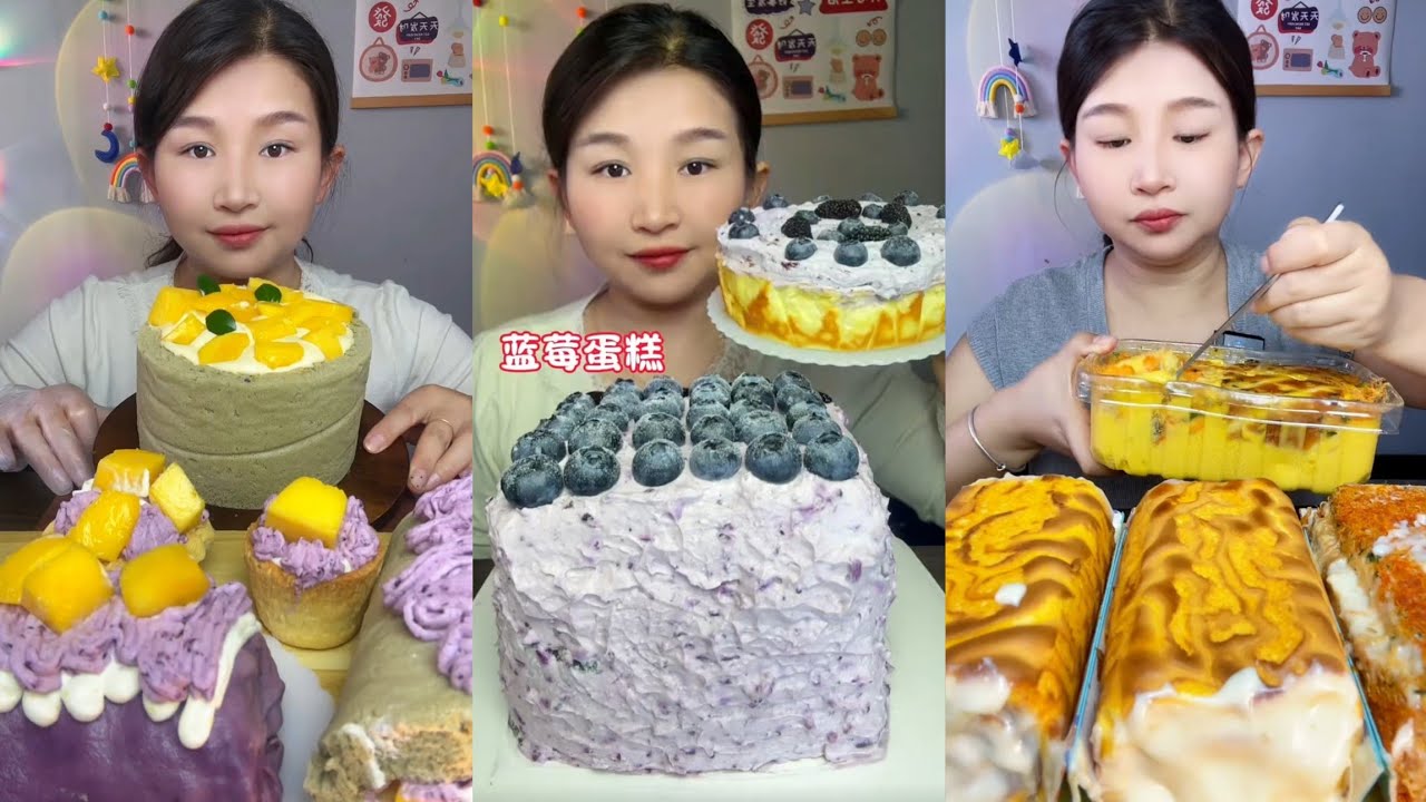 Asmr Challenge Cake 🍰🎂 Dessert 🎂 Chocolate 🍫 Tiramisu cheesecakes#tiramisu #creamy #cake #lavacake 