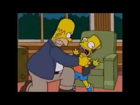 homero ahorcando a bart