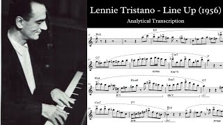 Lennie Tristano - Line Up (1956) - Analytical Transcription (Bb)