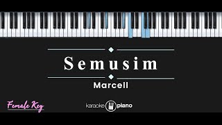 Semusim Marcell karaoke Piano Female Key